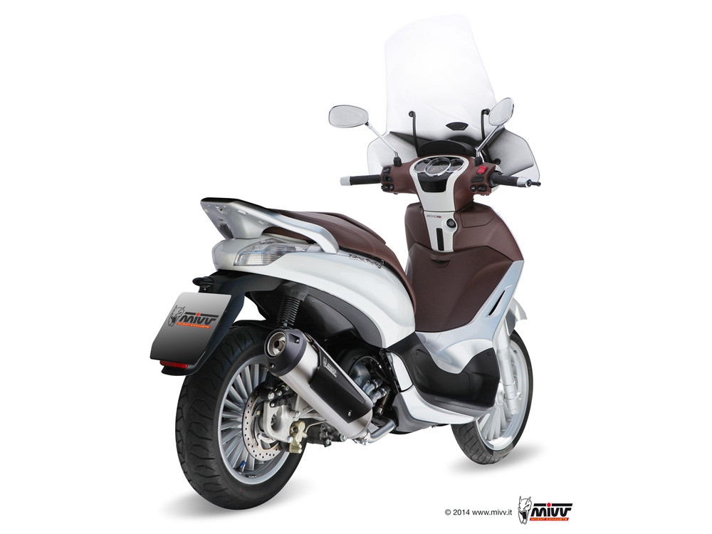 Mivv Full system 1x1 Urban St. Steel Piaggio Beverly 125 2010-12 /Beverly 300 2010-13