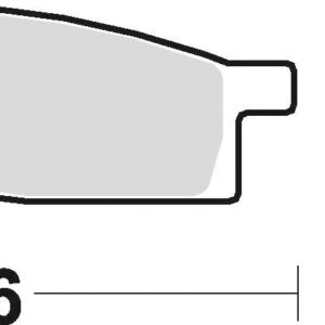 Braking Juego de pastillas de freno semimetálicas SM1 para Yamaha