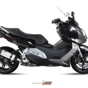 Mivv Slip-On Suono St. Steel con tapa carbono BMW C 600 Sport / C 650 GT 2012-15