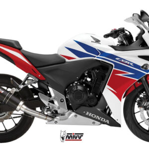 Mivv Slip-On GP black Honda CB 500 F / X / CBR 500 R 2013-15