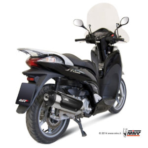 Escape Mivv Full system 1x1 Urban St. Steel Honda SH 300 2007-14