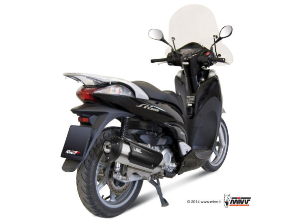 Escape Mivv Full system 1x1 Urban St. Steel Honda SH 300 2007-14