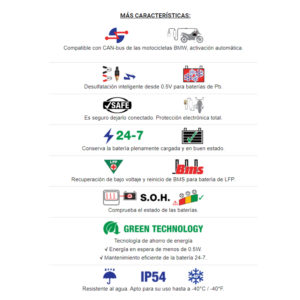 Cargador/Mantenedor baterías Optimate 4 Quad Program TM630-PR