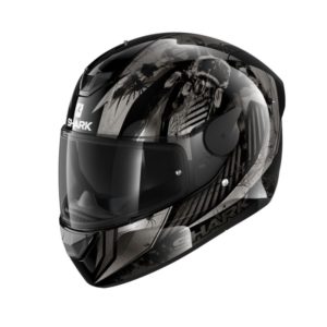 Casco Shark D-SKWAL 2 ATRAXX Black Anthracite Silver