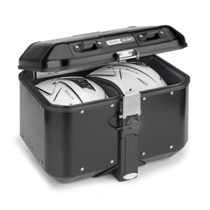Maleta MONOKEY® Trekker Dolomiti en aluminio acabado negro, 46 L. - DLM46B