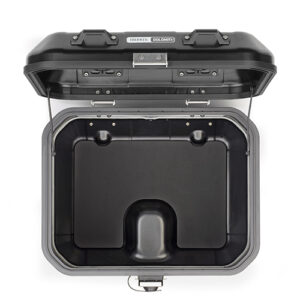 Maleta MONOKEY® Trekker Dolomiti en aluminio acabado negro, 46 L. - DLM46B
