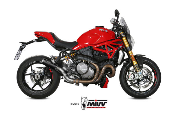 Escape Mivv Slip-On Mk3 carbono Ducati Monster 821 2018-20 / Monster 1200 2017-21