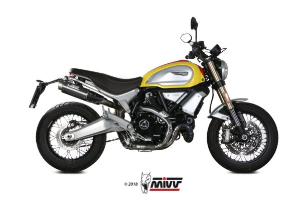 Escape Mivv 2 Slip-On GP Pro carbono Ducati Scrambler 1100 2018-20