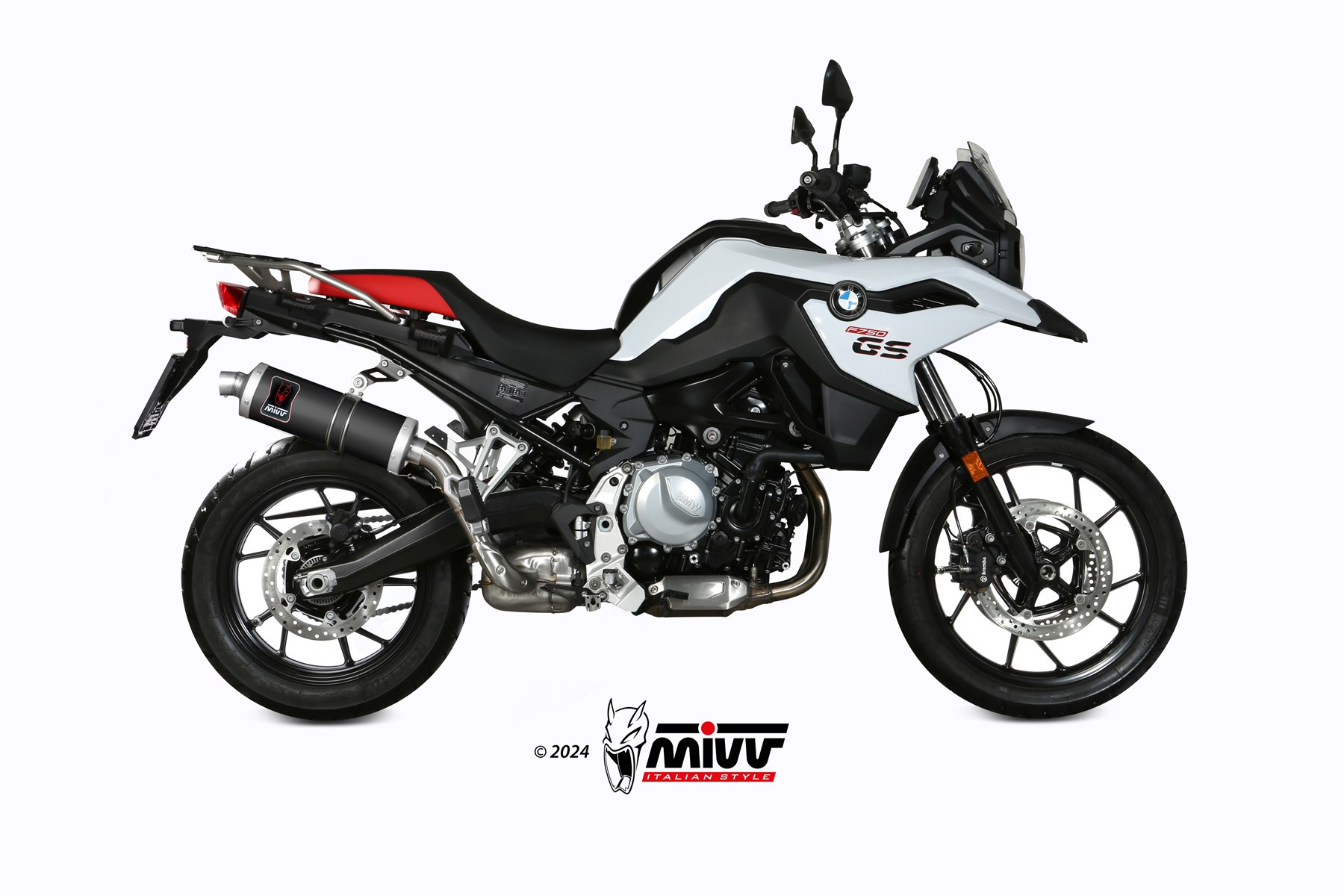 Mivv Slip-On DAKAR Black BMW F 750 GS / F 850 GS 2018-24