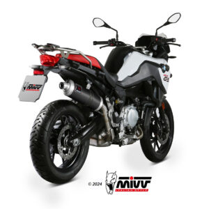 Mivv Slip-On DAKAR Black BMW F 750 GS / F 850 GS 2018-24