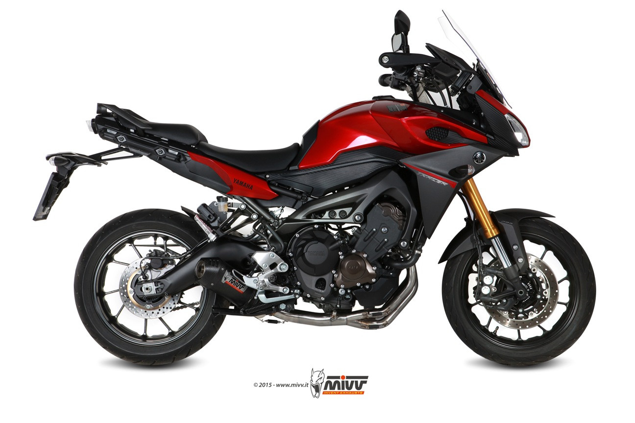 Mivv Slip-On GP Black Yamaha YZF R25 / YZF R3 2015-24