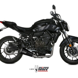 Mivv Full system 2x1 Delta Race black Yamaha MT-07 / FZ-07 2014-20