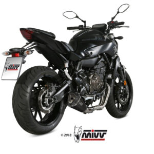 Mivv Full system 2x1 Delta Race black Yamaha MT-07 / FZ-07 2014-20