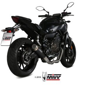 Mivv Full system 2x1 GP Pro black Yamaha MT-07 / FZ-07 2014-20