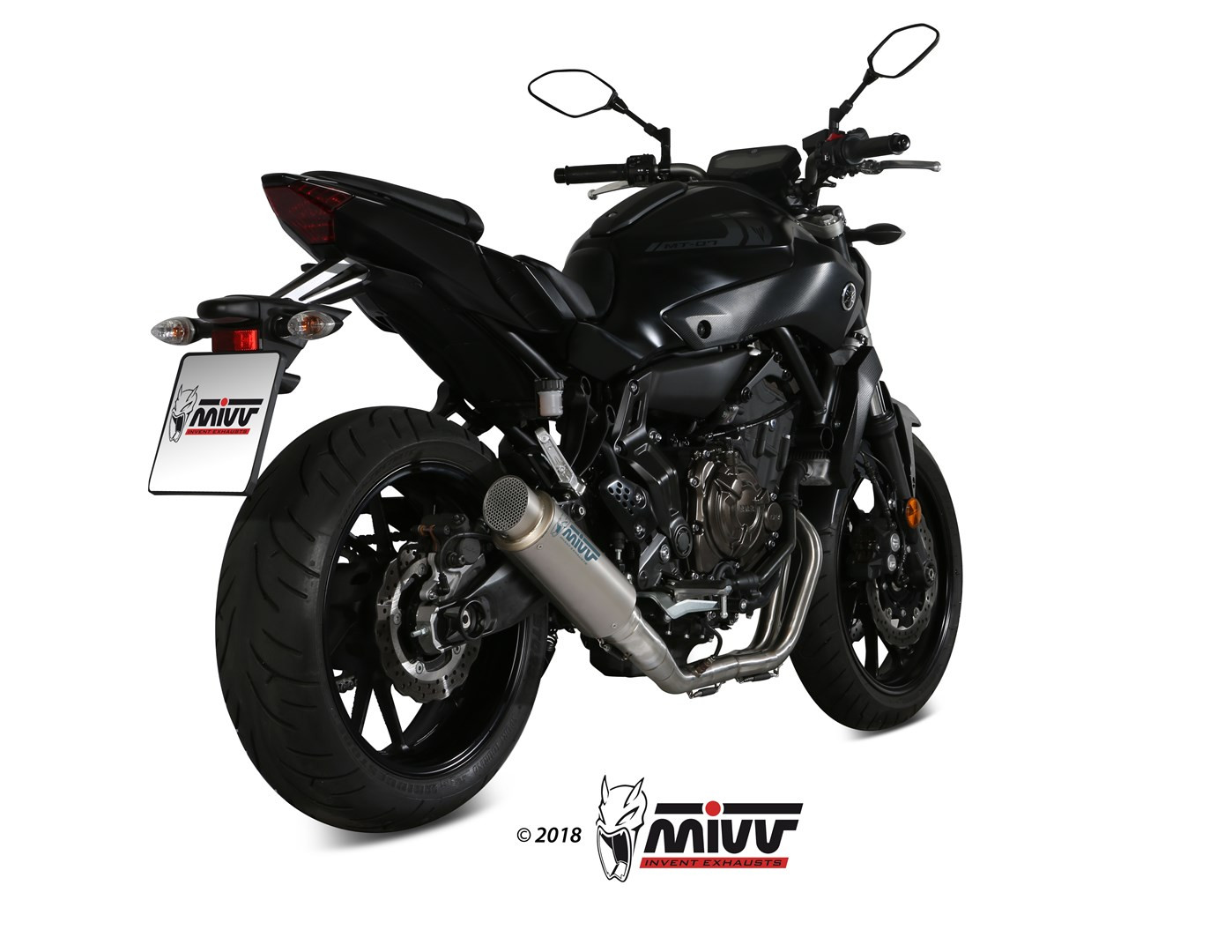Mivv Full system 2x1 GP carbon Yamaha MT-07 / FZ-07 2014-24