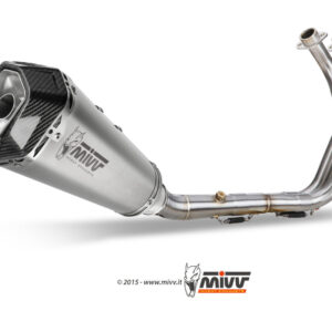 Mivv Full system 2x1 Delta Race St. Steel Yamaha MT-07 / FZ-07 2014-20