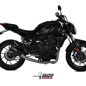 Mivv Full system 2x1 Delta Race St. Steel Yamaha MT-07 / FZ-07 2014-20