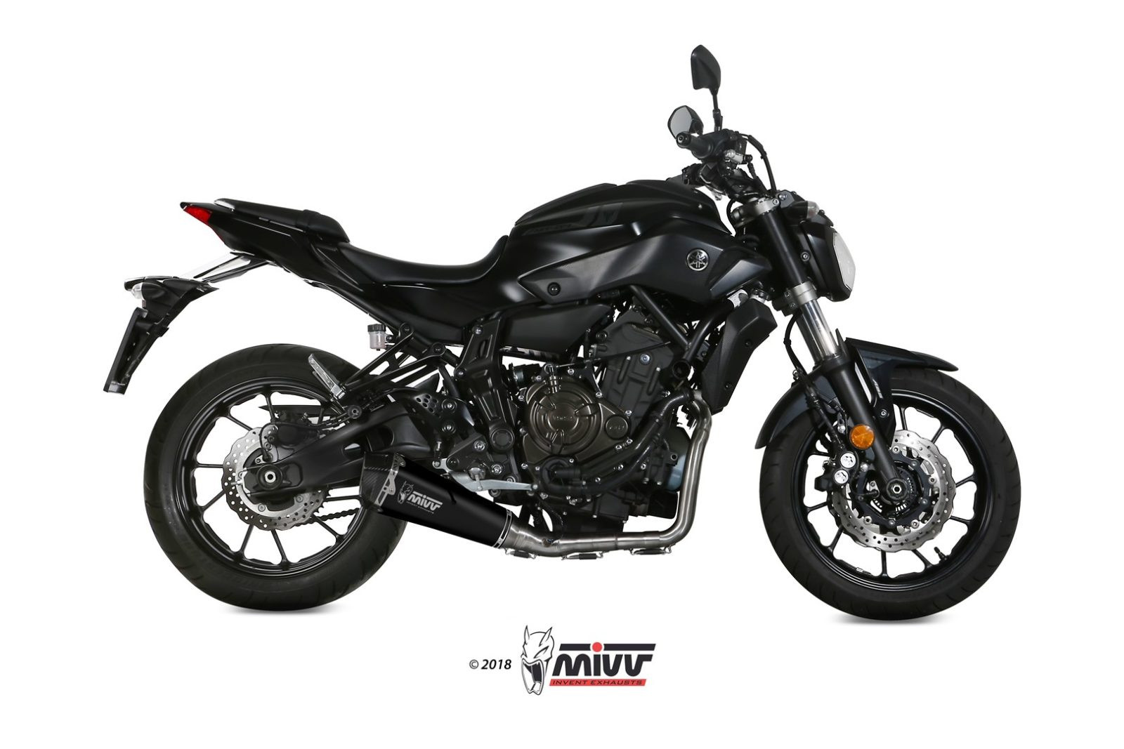 Mivv 2 Slip-On Suono black con tapa carbono Yamaha XT 660 X/R 2004-16