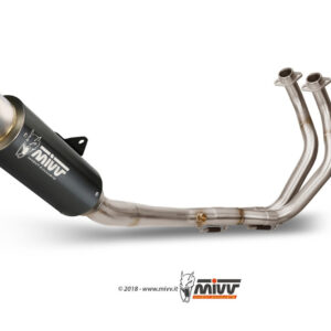 Mivv Full system 2x1 GP Pro black Yamaha MT-07 / FZ-07 2014-20