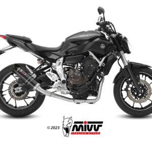 Mivv Full system 2x1 GP Black con tapa carbono Yamaha MT-07 / FZ-07 2014-24
