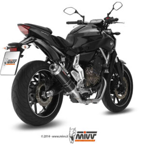 Mivv Full system 2x1 GP Black Yamaha MT-07 / FZ-07 2014-24
