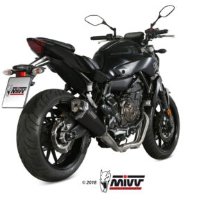 Mivv Full system 2x1 Delta Race Black Yamaha MT-07 / FZ-07 2014-24