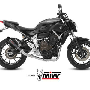 Mivv Full system 2x1 GP carbon con tapa carbono Yamaha MT-07 / FZ-07 2014-24