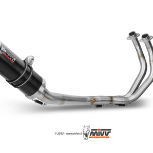 Mivv Full system 2x1 Delta Race Black Yamaha MT-07 / FZ-07 2014-24