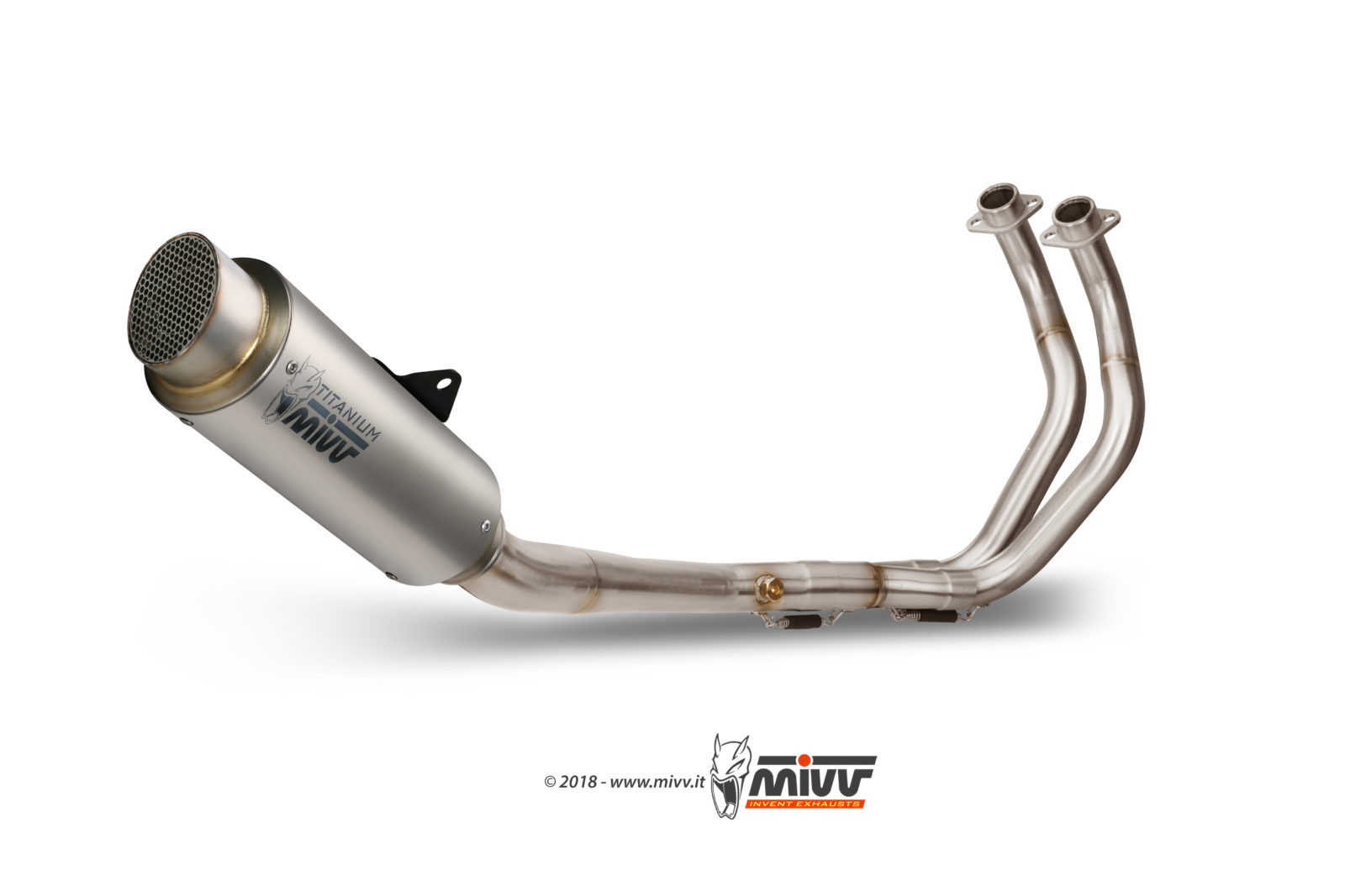 Mivv Full system 2x1 GP Pro Titan Yamaha MT-07 / FZ-07 2021-24