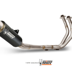 Mivv Full system 2x1 GP Pro Black Yamaha MT-07 / FZ-07 2021-24