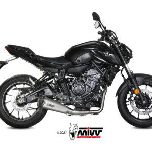 Mivv Full system 2x1 Delta Race St. Steel Yamaha MT-07 / FZ-07 2021-25