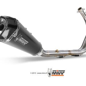 Mivv Full system 2x1 Delta Race Black Yamaha MT-07 / FZ-07 2021-25