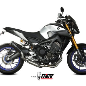 Mivv 2 Slip-On Oval titan con tapa carbono Yamaha XT 660 Z 2008-16