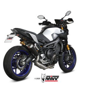 Mivv 2 Slip-On Oval titan con tapa carbono Yamaha XT 660 Z 2008-16