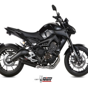 Mivv Full system 3x1 Suono black con tapa carbono Yamaha MT-09 / FZ-09 2013-20