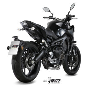 Mivv Full system 3x1 Suono black con tapa carbono Yamaha MT-09 / FZ-09 2013-20