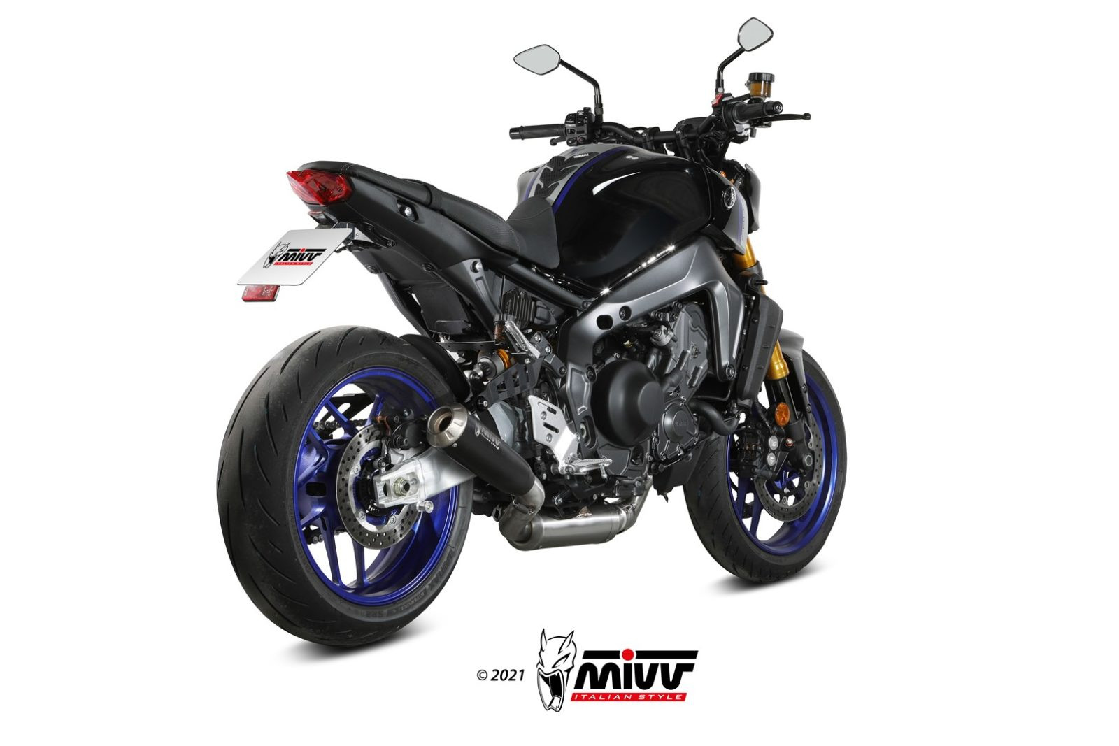 Mivv Full system 3x1 GP Pro carbono Yamaha MT-09 / SP / FZ-09 2021-23