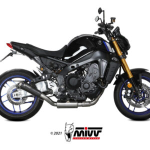 Mivv Full system 3x1 X-M1 Black Yamaha MT-09 / SP / FZ-09 2021-23