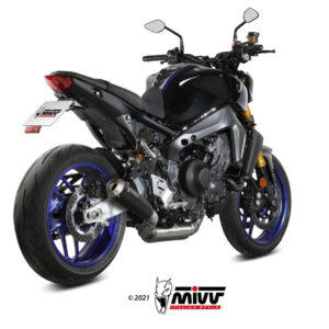 Mivv Full system 3x1 X-M1 Black Yamaha MT-09 / SP / FZ-09 2021-23