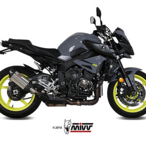 Mivv Slip-On Suono St. Steel con tapa carbono Yamaha MT-10 / FZ-10 2016-22