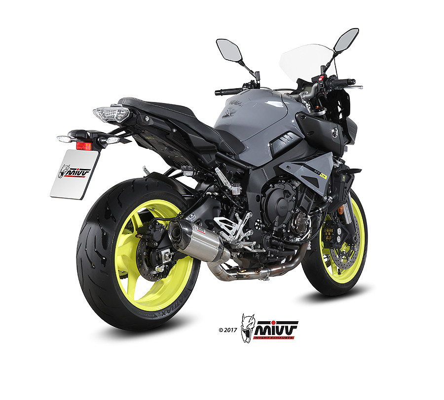 Mivv Tubo no kat (compatible con silenciadores Mivv y originales) Yamaha MT-10 / FZ-10 2016-22