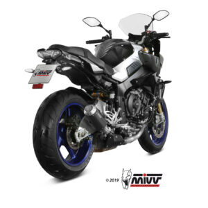 Mivv Slip-On Suono black con tapa carbono Yamaha MT-10 / FZ-10 2016-22