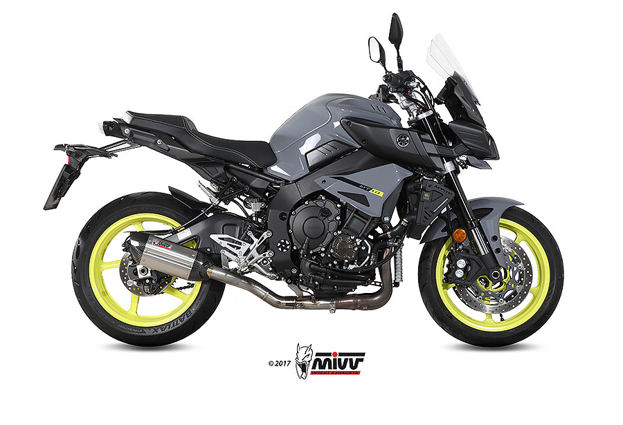 Mivv Full system 3x1 Ghibli black Yamaha XSR 900 2016-22