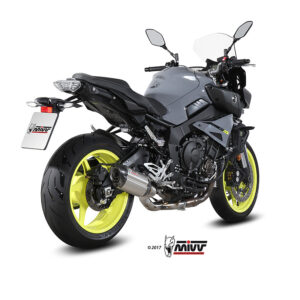 Mivv Full system 3x1 Ghibli black Yamaha XSR 900 2016-22
