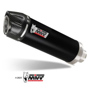 Mivv Slip-On GP black con tapa carbono Yamaha FZ1 / FZ1 Fazer 2006-16