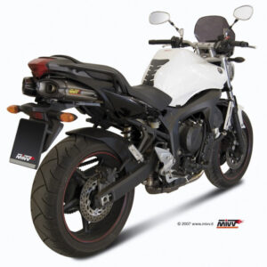 Mivv 2 Slip-On Oval carbono con tapa carbono Yamaha FZ6 / FZ6 Fazer 2004-11