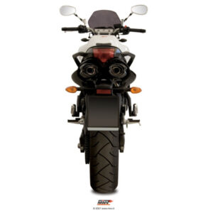 Mivv 2 Slip-On Oval carbono con tapa carbono Yamaha FZ6 / FZ6 Fazer 2004-11