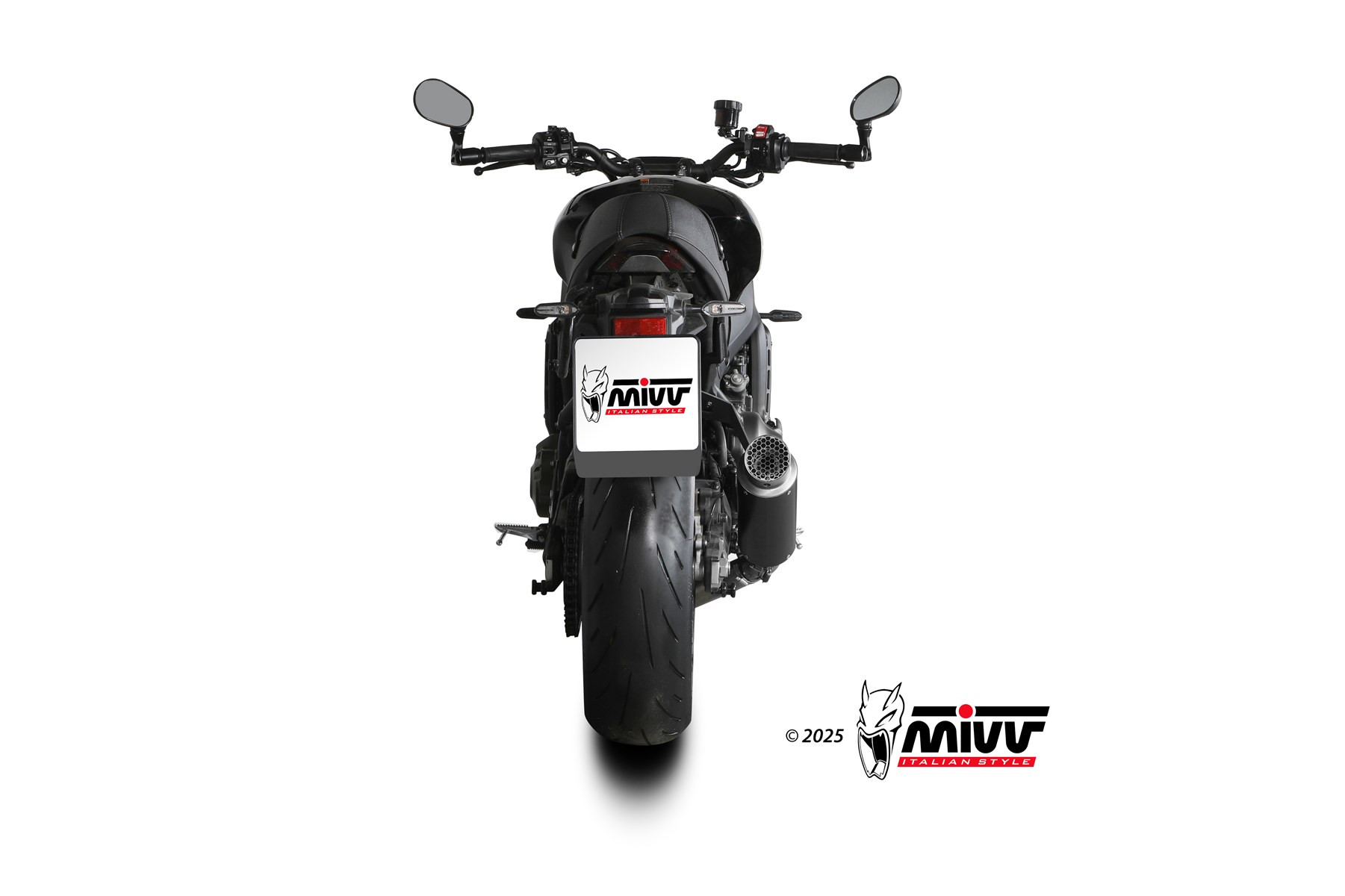 Mivv Full System 3x1 GPpro BLACK YAMAHA XSR 900 / GP 2022-25