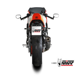 Mivv Full System 3x1 DELTA RACE BLACK YAMAHA XSR 900 / GP 2022-25