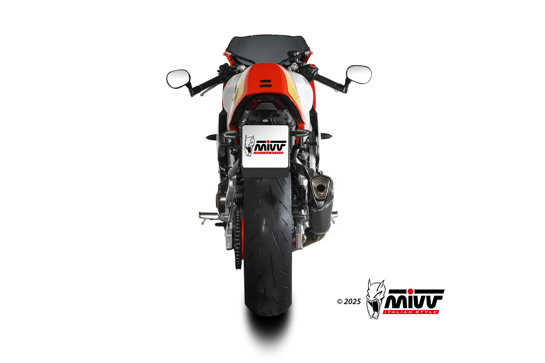 Mivv Full System 3x1 DELTA RACE BLACK YAMAHA XSR 900 / GP 2022-25